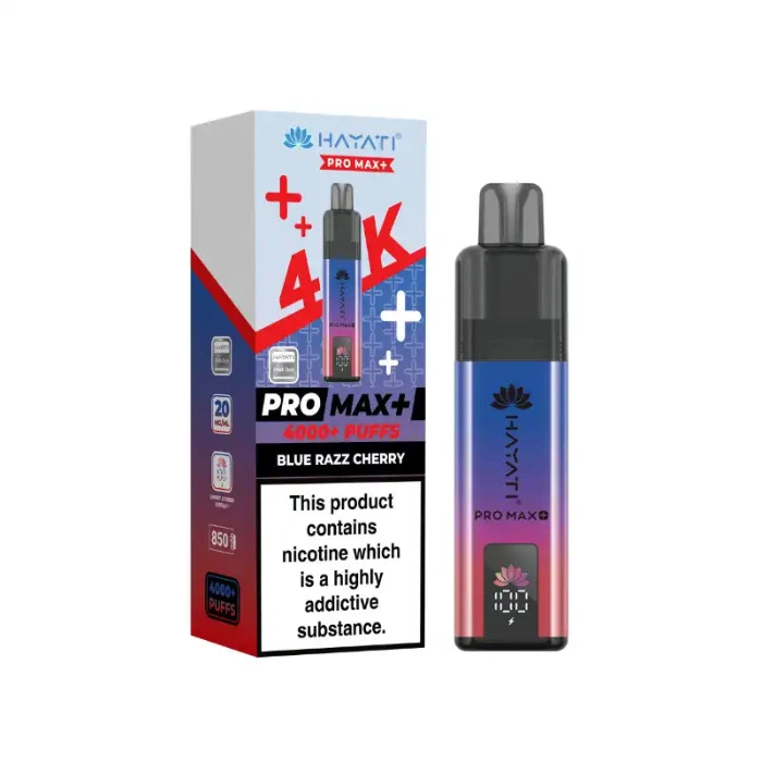 Blue Razz Cherry Hayati Pro Max Plus 4K Prefilled Pod Kit